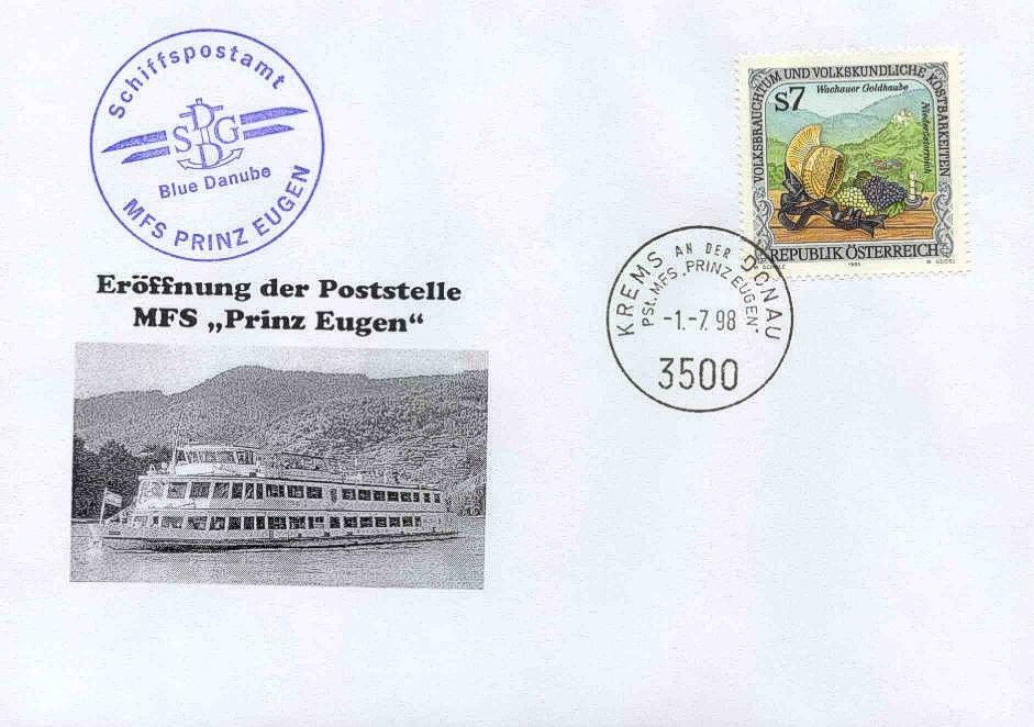 Erffnung der Postservicestelle  MFS Prinz Eugen