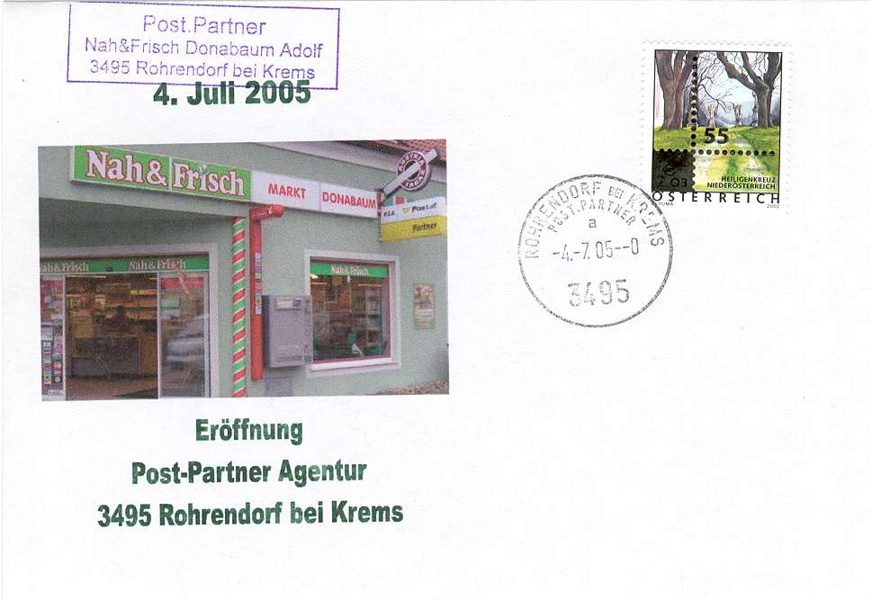 Erffnung Post.Partner Agentur 3495 Rohrendorf bei Krems