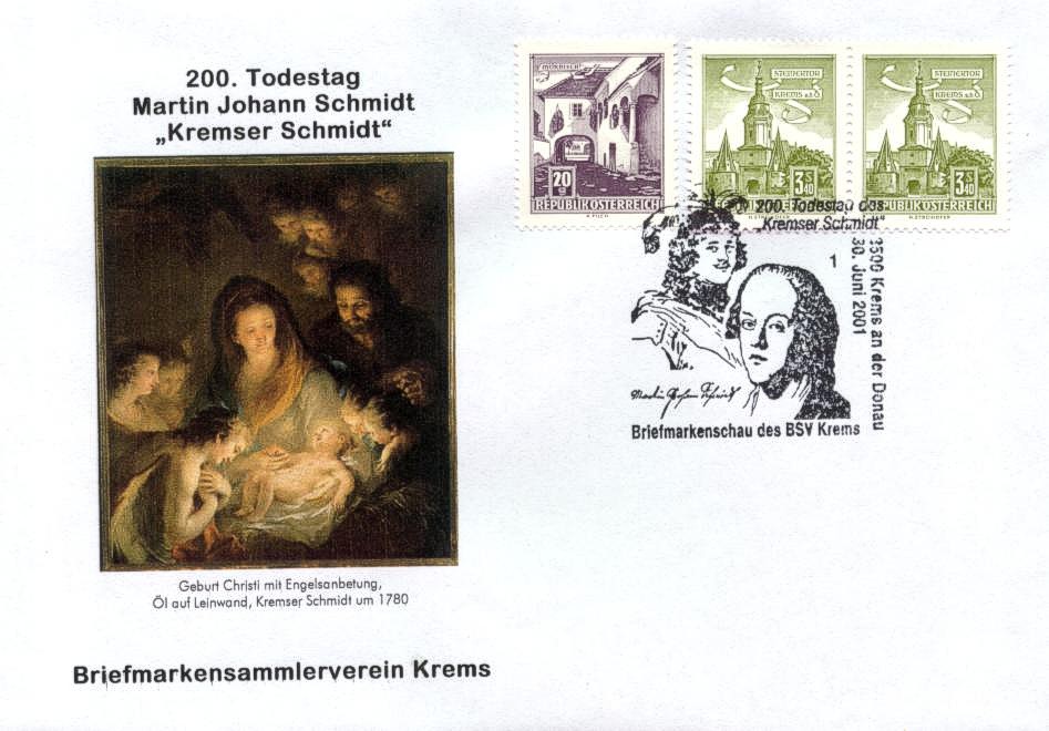 200. Todestag Martin Johann Schmidt