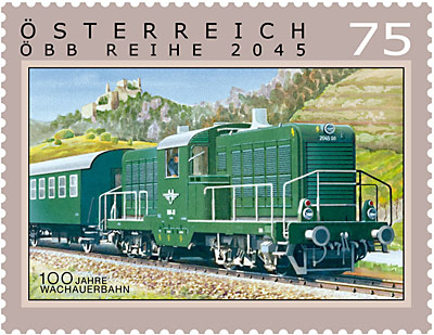Sondermarke 100 Jahre Wachauer Bahn Sondermarke 100 Jahre Wachauer Bahn
